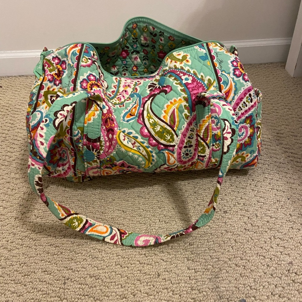 Small vera bradley duffel bag.